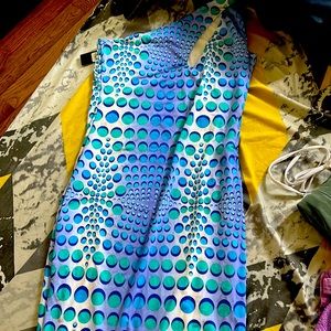 One sleeve dress from fashion nova